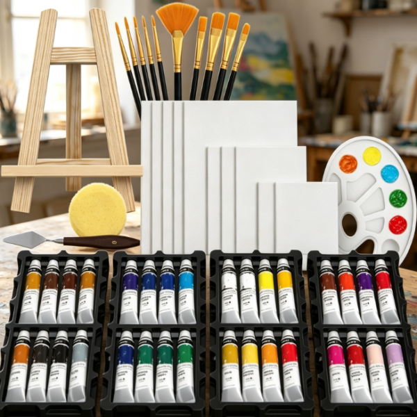 Professional Acrylic Canvas Painting Set