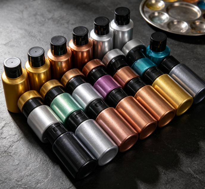 Metallic Acrylic Paint Set