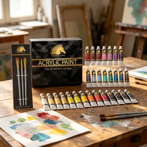 Heavy-Body Acrylic Art Paint Set
