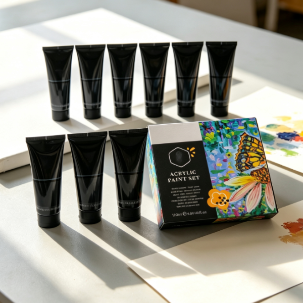 Multi-color acrylic art paint set