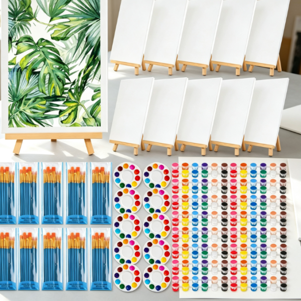 Professional painting supplies set for adults
