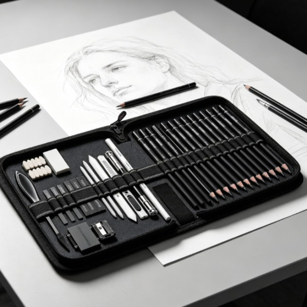 Graphite and Charcoal Sketching Set